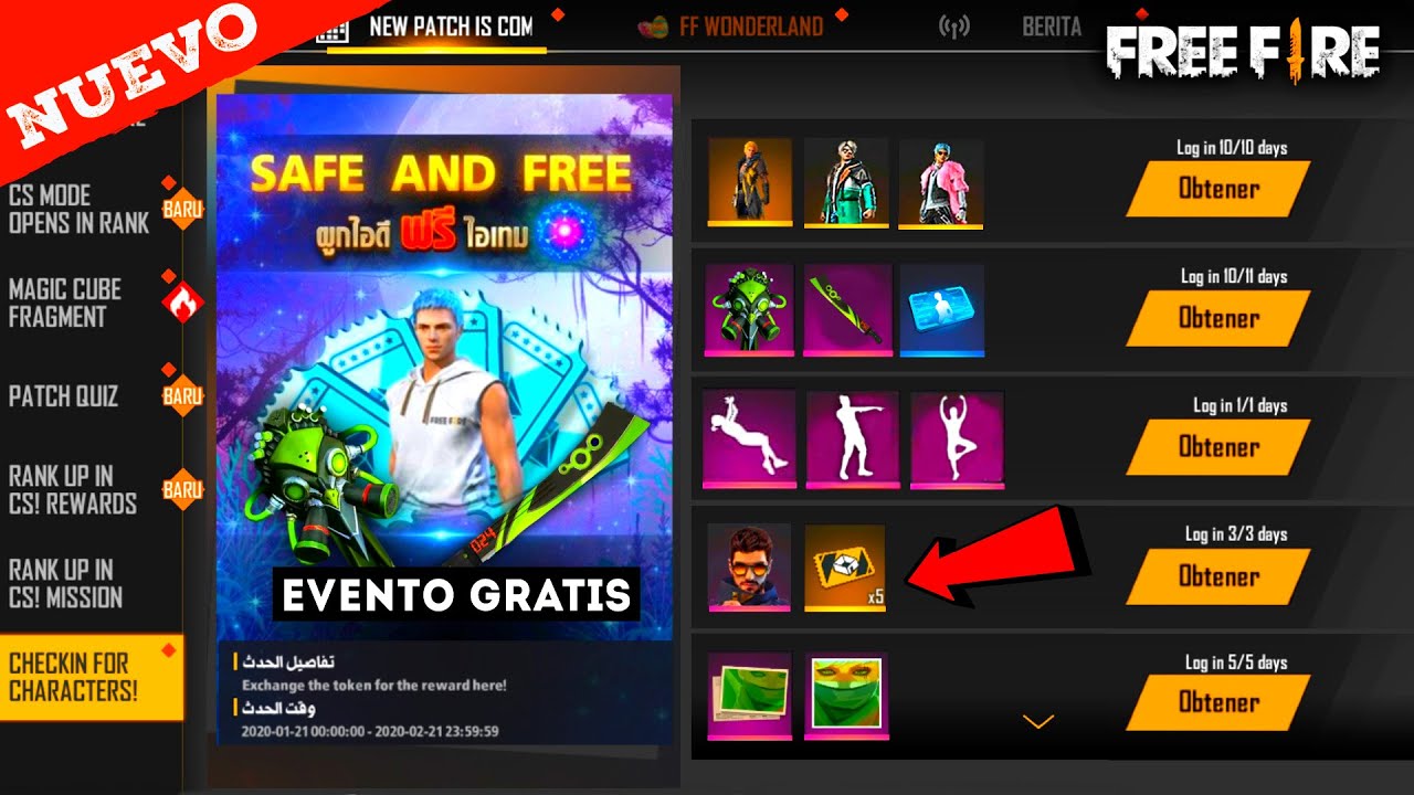 descubre los eventos actuales en free fire no te pierdas ninguna novedad